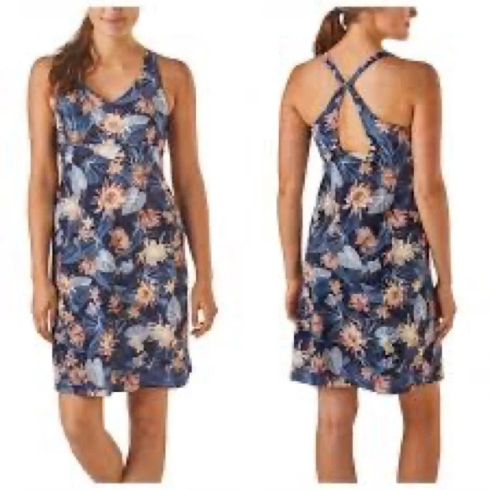 Patagonia Magnolia Spring Dress in Railroad Blue - Size Small